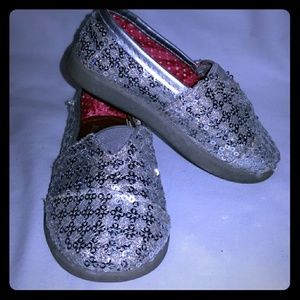 Aloha Island Toddler Girls Sequin Shoes Size 5